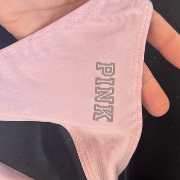 Pink Victoria’s Secret Women's Pink and Gray Bralette Set - Picture 3 of 5